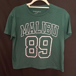 Grayson Threads Green Graphic Tee with White/Pink Lettering